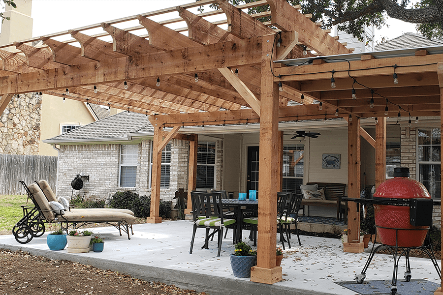 Pergolas Benchmark Fence Deck Co